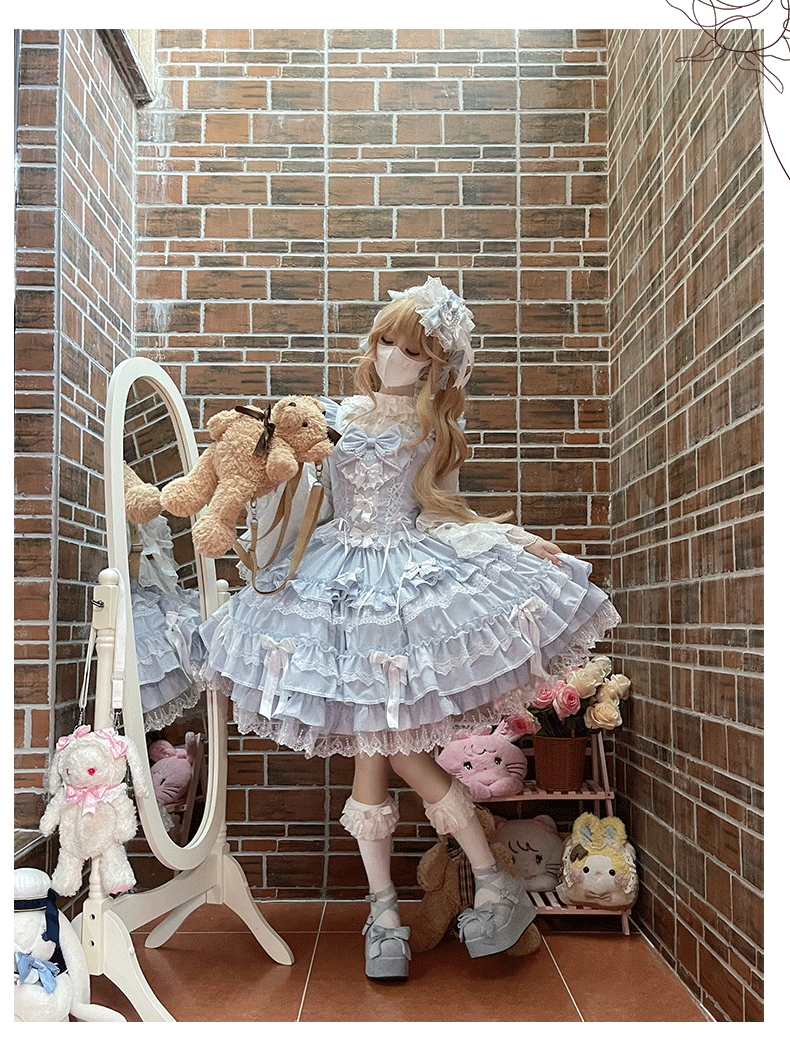 ZhiJinYuan- Love Notebook - Sweet Lolita Ancient Doll JSK - Lolita Fetch