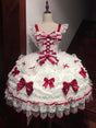 Red and White jsk Suspender / S