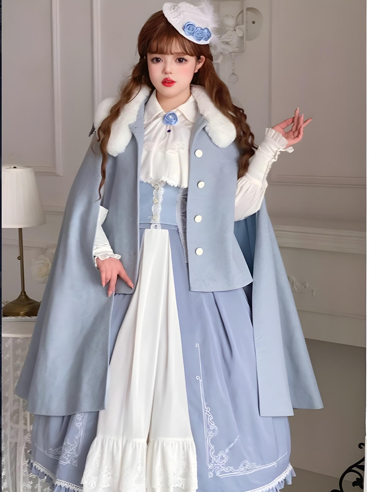 Polyhymnia - Miss Leisha - Classic Lolita skirt set with an embroidered long skirt - product detail 5