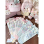 4 Pairs(Pink White+Pink Green+Orange Pink+Blue White))
