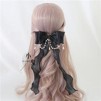 Xiao Gui - Elegant Hairband - Headwear with Butterfly Hair-Clip Options - Black Large Pendant
