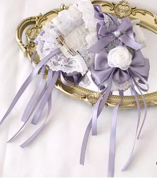 Xiaogui - Elegant Lolita Headdress Bow KC - Cuffs Hairpins Headwear