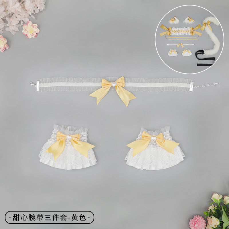 Cute Girl Hair Accessories Lolita Comic Exhibition Multi-use Clip Bow Hair Ornament Cat Ear Hair Clip Cat Ear Headband - Lolita Fetch
