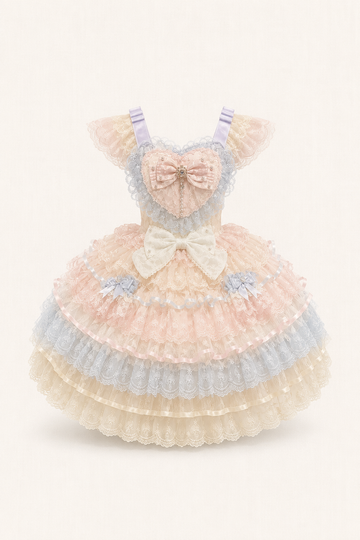 Hanguliang - Feather Ballad - Bridal Sweet JSK Dress
