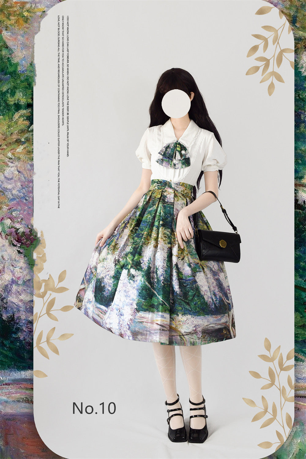 Daily Lolita SK, Retro Classic Monet Oil Painting S No.10