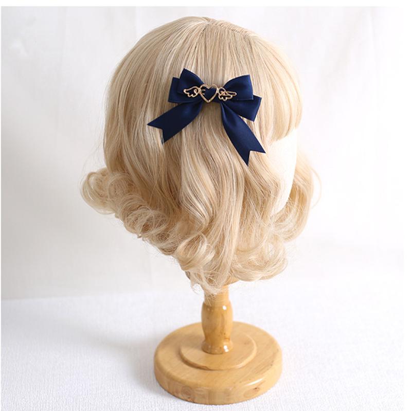 Xiaogui - Handmade Kawaii Bow Clips Brooch - Multicolors Headwear