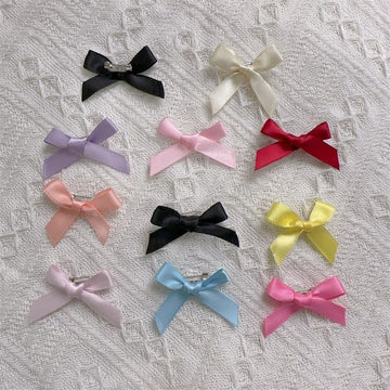 Fait main - Mini nœud en ruban de 3,5 cm - Ensemble de broches