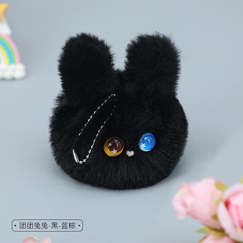 Plush Cat Ball Handmade Small Pendant Cute Accessories Girly Heart Backpack Doll Pendant Keychain Small Ornaments