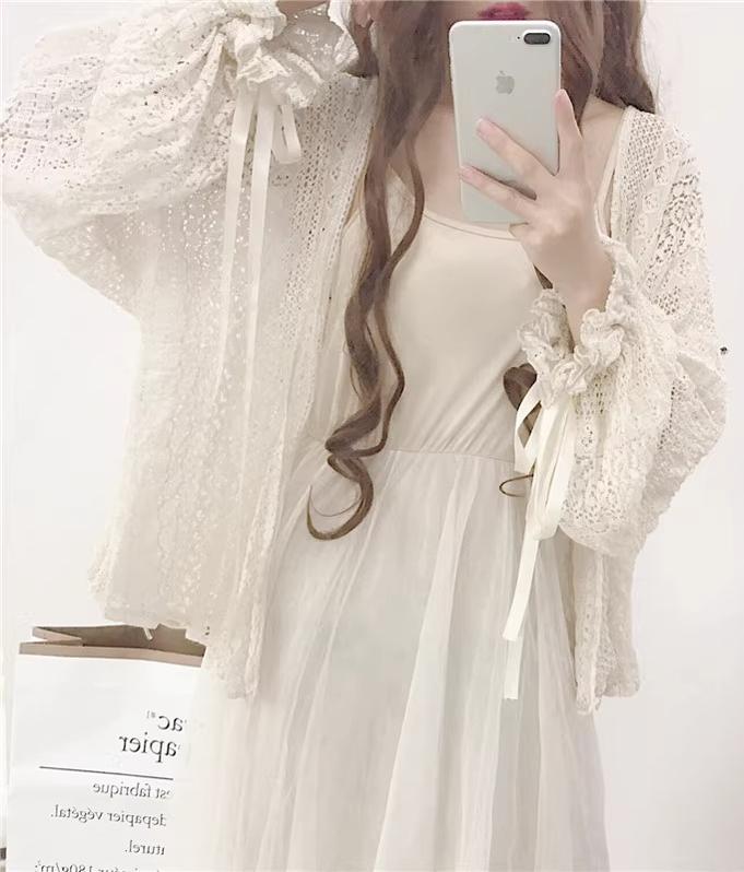 Sugar Girl - Daily Lolita Light Cardigan - Oversized Outwear Innerwear