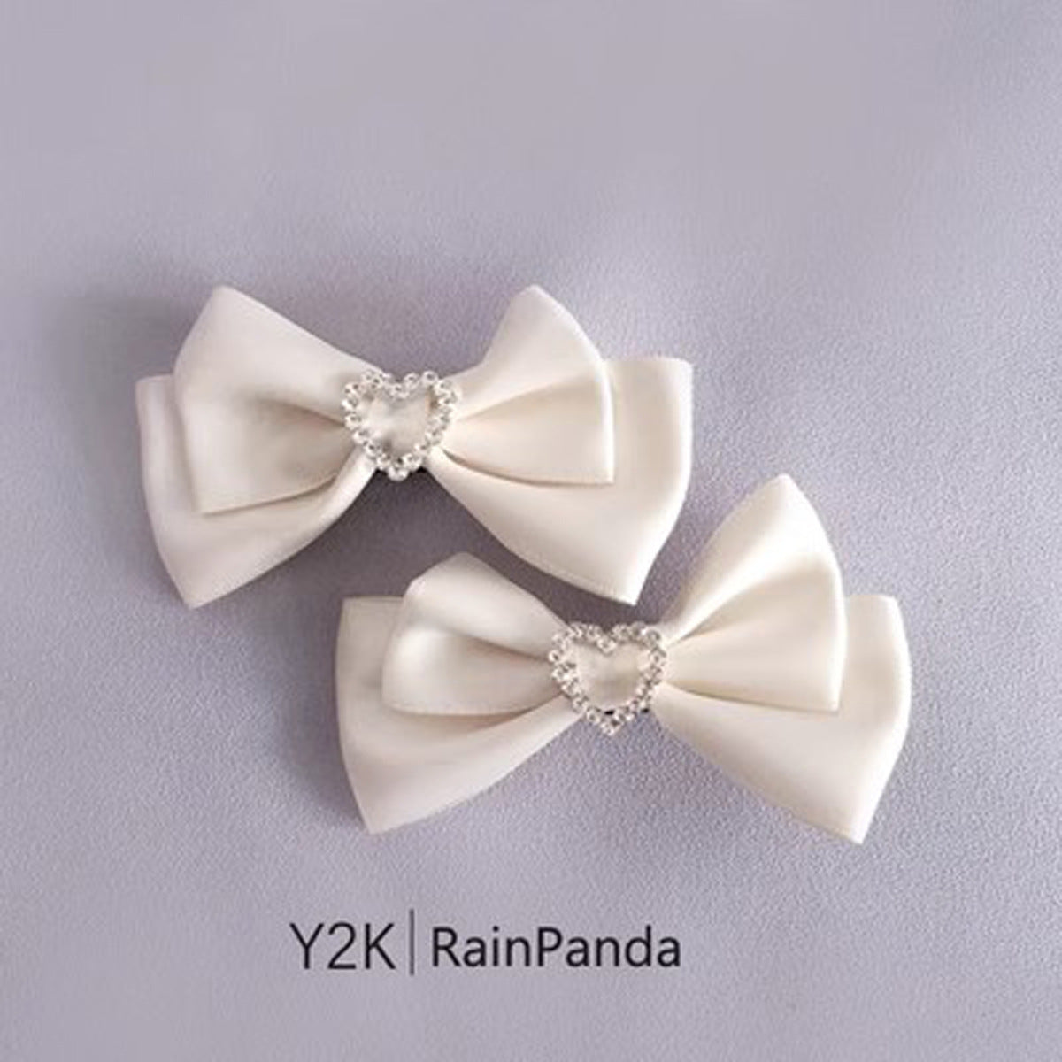 Japanese Handmade Doll Lolita Large Bow Hair Clip - Girl's Double Ponytail Hair Accessory