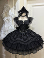 Black jsk Suspender / S