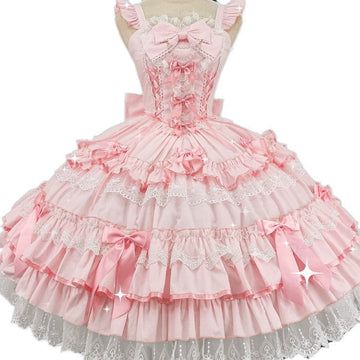 ZhiJinYuan- Love Notebook - Sweet Lolita Ancient Doll JSK