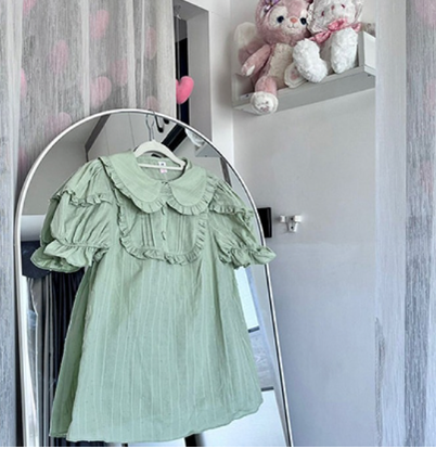 Sakurada Fawn - Plus Size Lolita Shirt Solid Color - Short Sleeve Blouse Innerwear