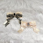 Soft Yellow + White Lace / Single Hair Clip