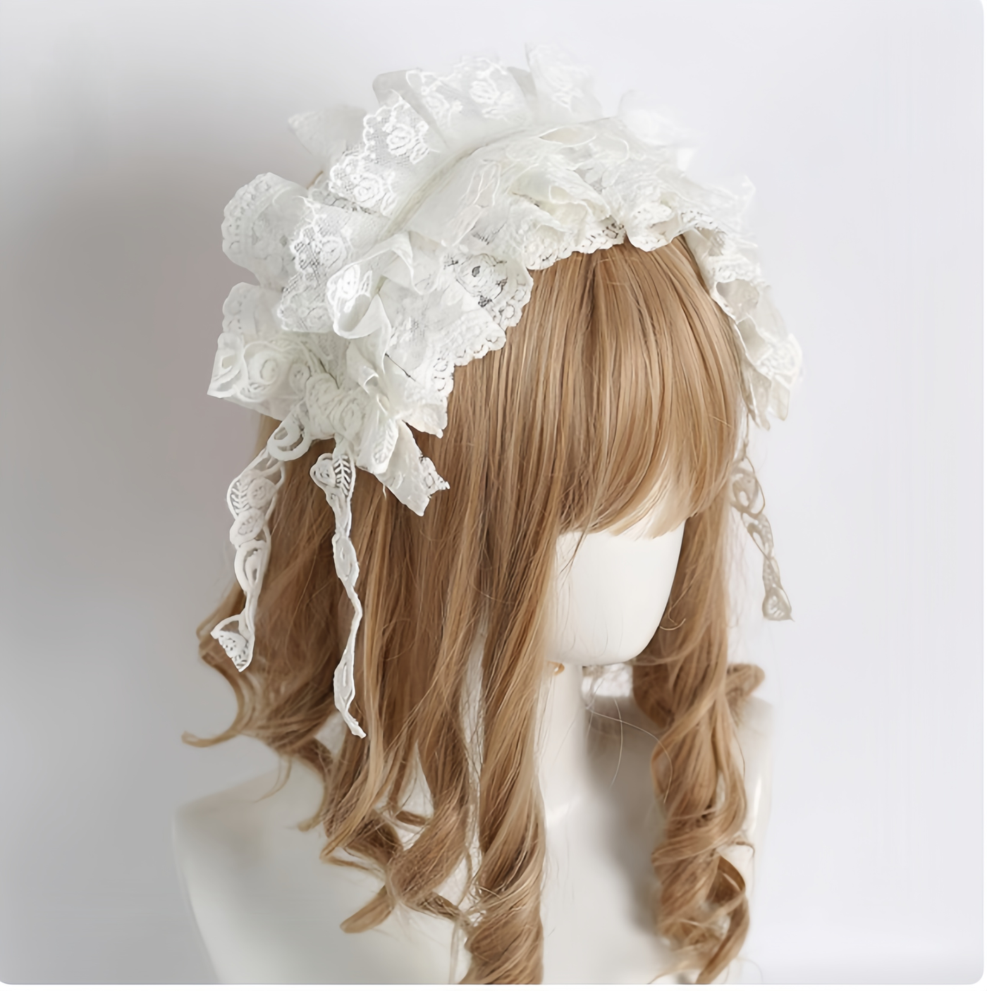 Xiaogui - Sweet Lolita Lace Headdress - Headwear
