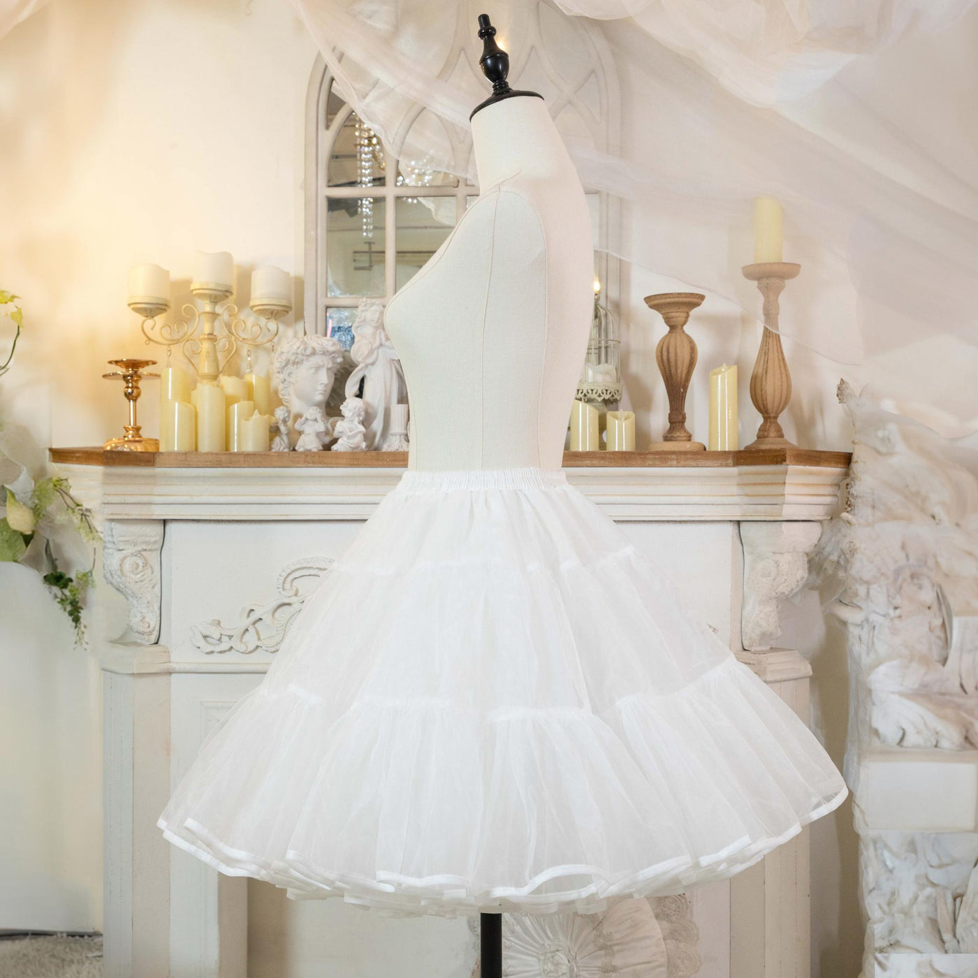 Noloria - Noloria 48 cm (18.9") Medium-High - Volume Petticoat, Petal Edge Petticoat