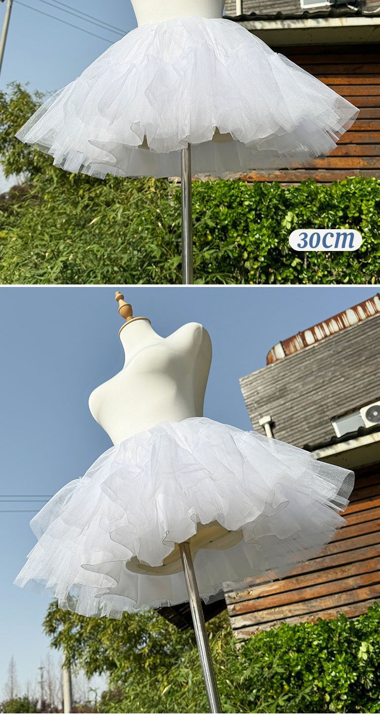 Boneless soft tulle everyday petticoat detail 8