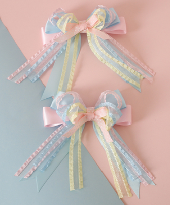 Xiaogui - Sweet Ice Cream - Sweet Lolita Bow Hair Accessories