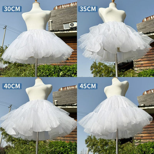 Ultra-Soft Tulle Petticoat – Short Crinoline for Lolita