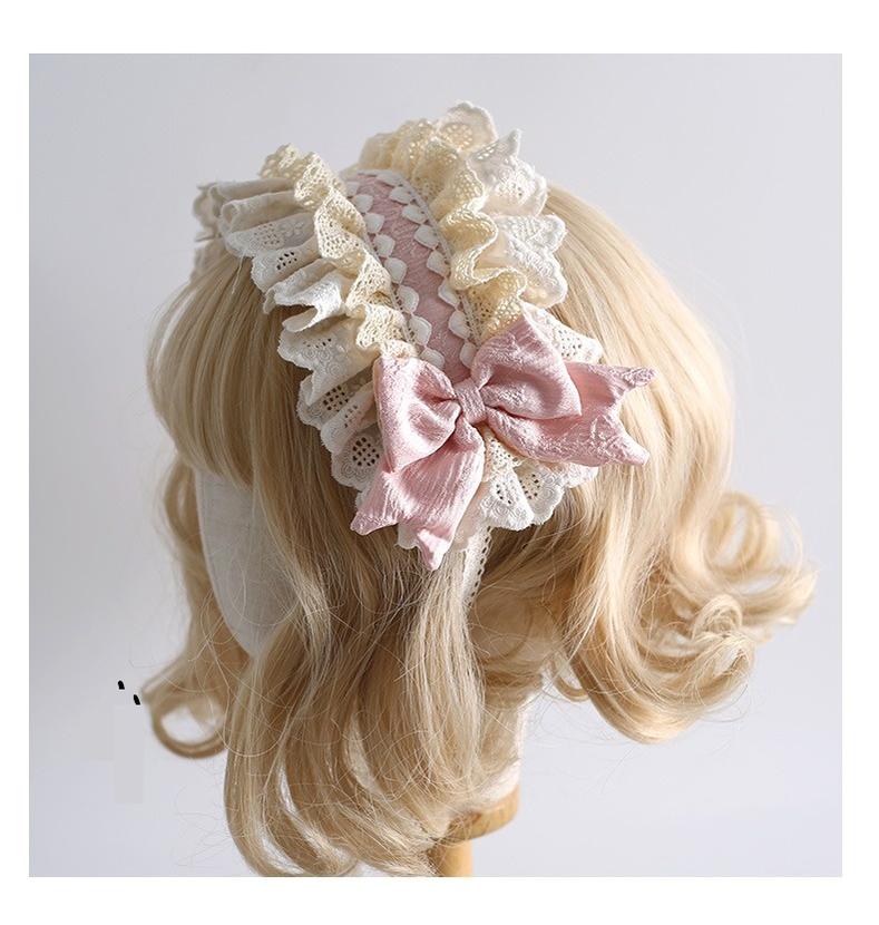 Xiaogui - Sweet Lolita Headband Lace Hairband - Ballet Style Headwear