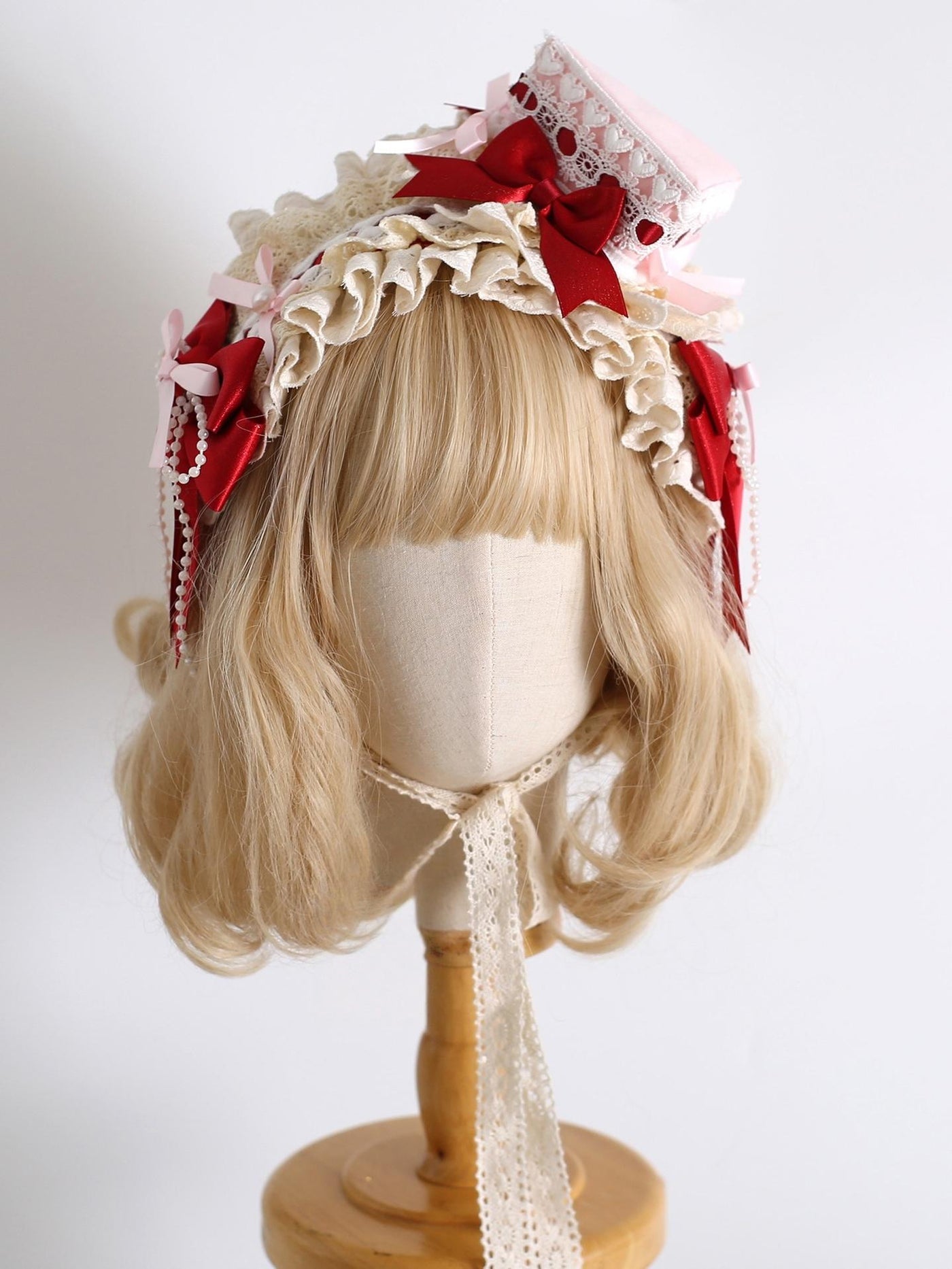 Xiaogui - Sweet Lolita Headdress - Triangle Cake Clip Headwear