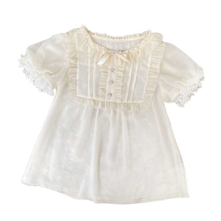 ZhiJinYuan June Snow Short-Sleeve Blouse
