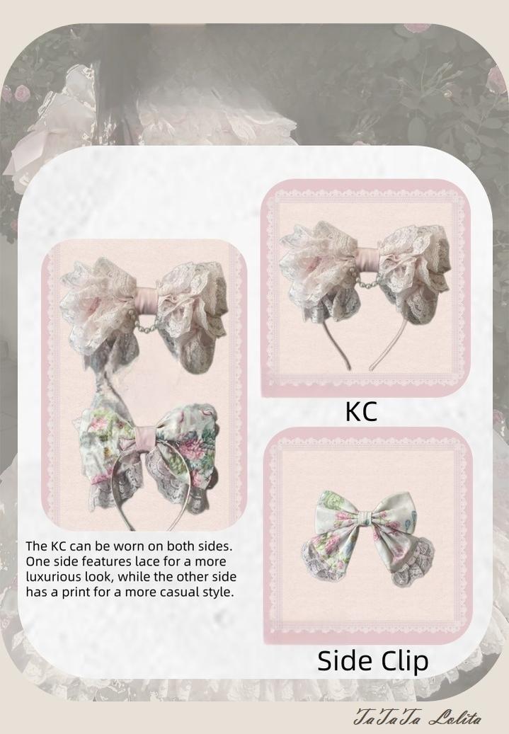 Spring 2025 - Floral Old School Lolita JSK Dress, Lace Trims 42950:758944