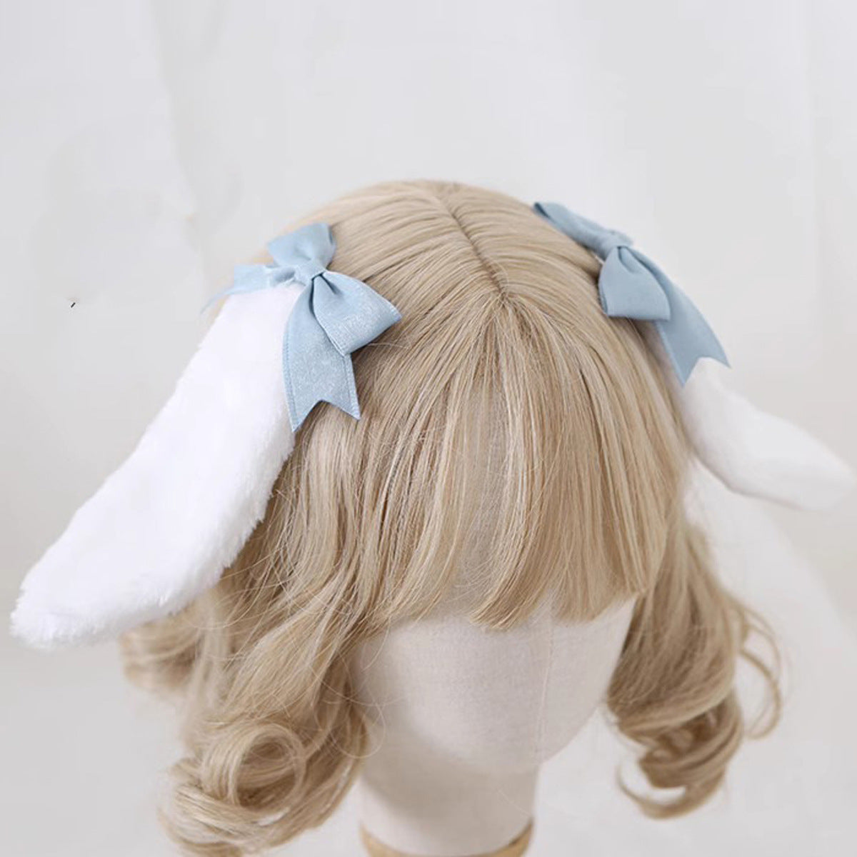 Sweet Ears Lolita Bunny Ear Hair Accessories Lop Bunny Hair Clip Card Soft Girl Lolita Bowknot Lolita Headwear