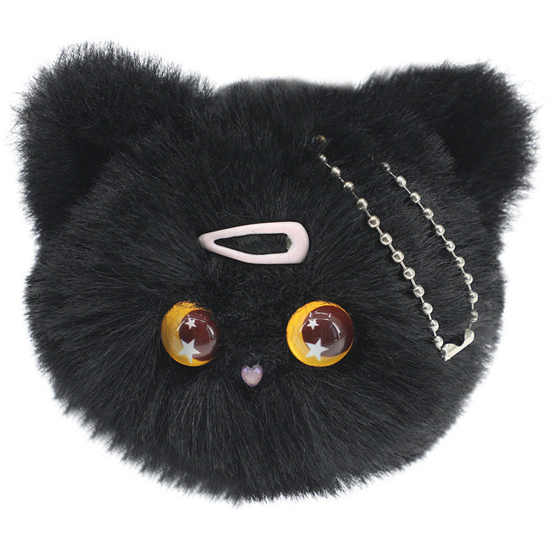 Plush Cat Ball Handmade Small Pendant Cute Accessories Girly Heart Backpack Doll Pendant Keychain Small Ornaments - Lolita Fetch