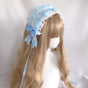 Light blue lace headband