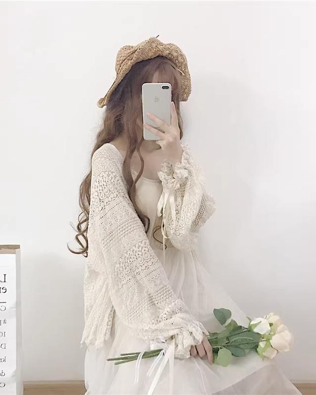 Sugar Girl - Daily Lolita Light Cardigan - Oversized Outwear Innerwear
