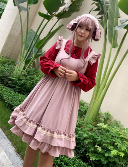 Niu Niu - Plus Size Lolita Blouse Long Sleeve - Shirt Innerwear
