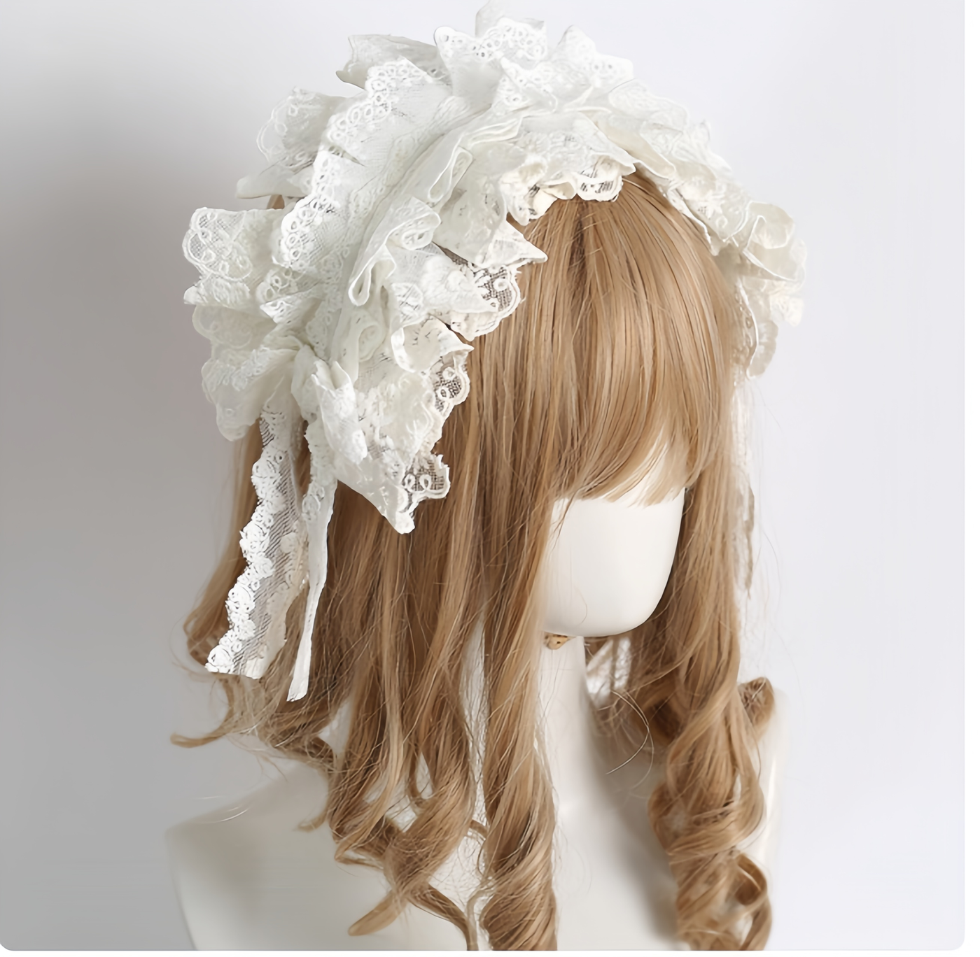 Xiaogui - Sweet Lolita Lace Headdress - Headwear