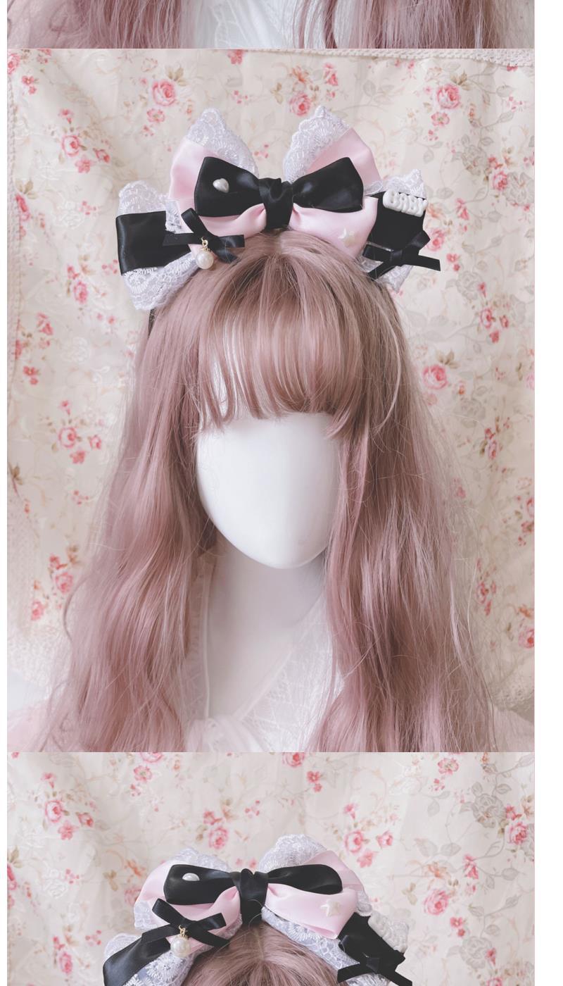 Cream Baby Original Sweet Spring Color Lolita Oversized Bow KC Bow Hair Clip Hair Accessory - Lolita Fetch