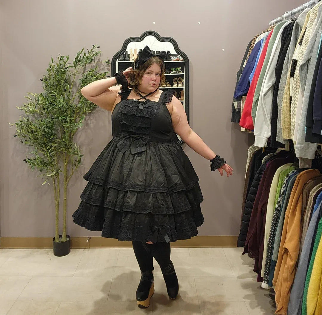 Aurora&Ariel - Super Puffy A-Line - Lolita petticoat with 18-inch length, organza layers, cotton waistband
