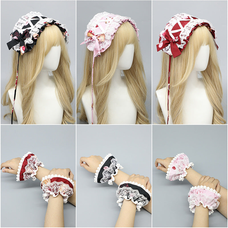 Lolita Hairband Soft Girl Dimensional Girl Lolita French Elegant Natural Color Hairband Cute Versatile Hair Accessory