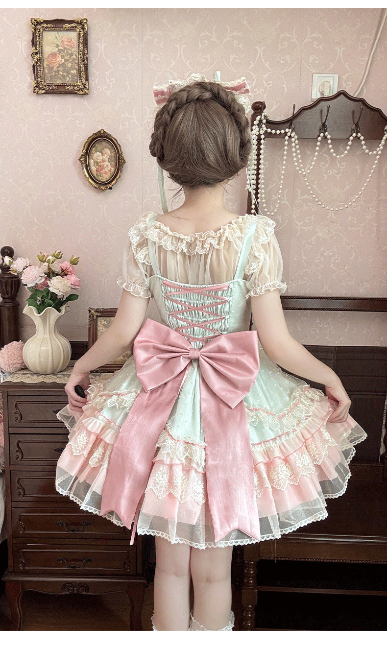 ZhiJinYuan - CandyHouse- Original Lolita French Ballet Style JSK  Dress - Lolita Fetch