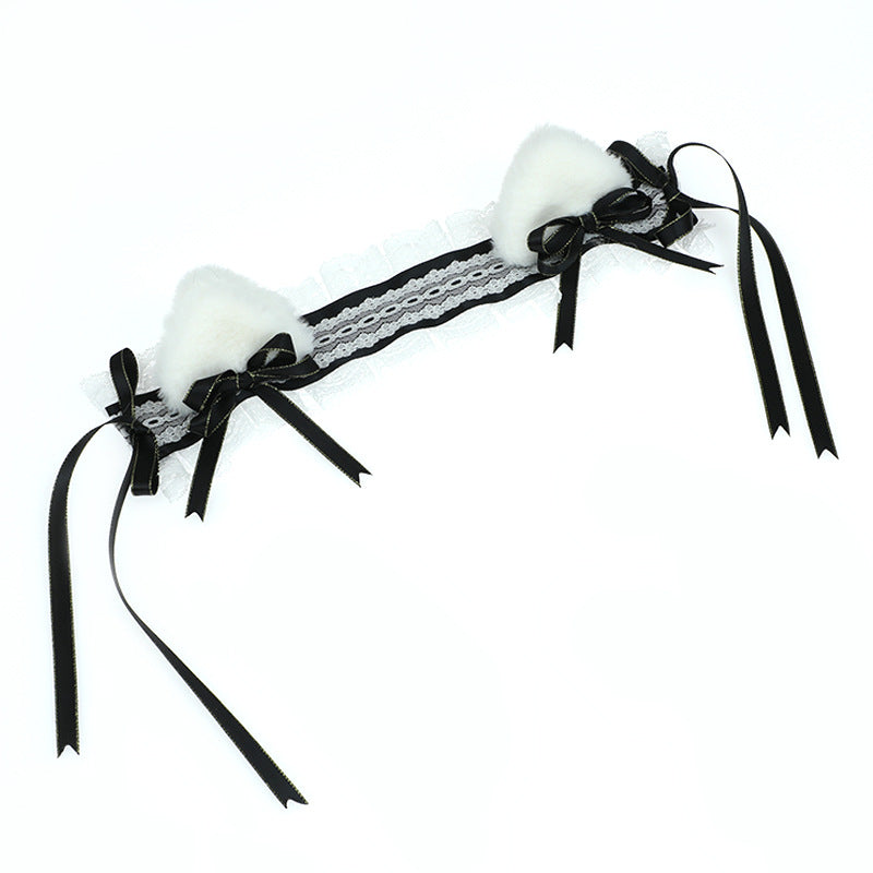 Lolita Headwear Hair Accessories Cute Plush Comic Exhibition Cosplay Dress Up Party fashion Accessories Astrology Cat Hairband - Lolita Fetch