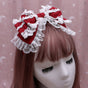 Accessoires de cheveux Lolita type B - bordeaux