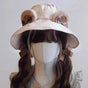 Beige Bear Ear Hat / M(56-58cm)