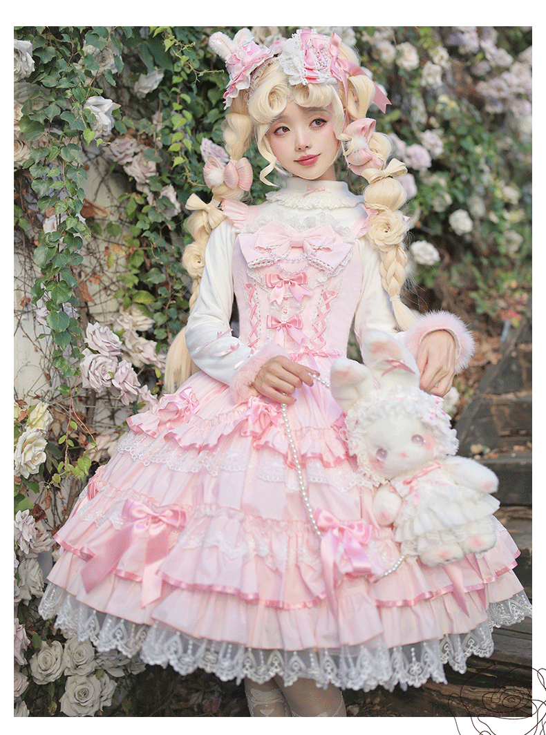 ZhiJinYuan- Love Notebook - Sweet Lolita Ancient Doll JSK - Lolita Fetch