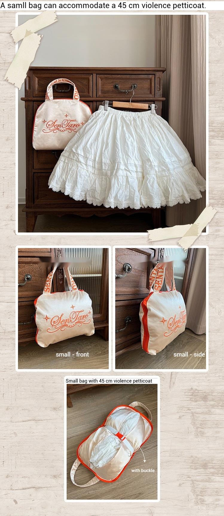 Sentaro - Lolita Petticoat Storage Bag in Two - Sizes Petticoat