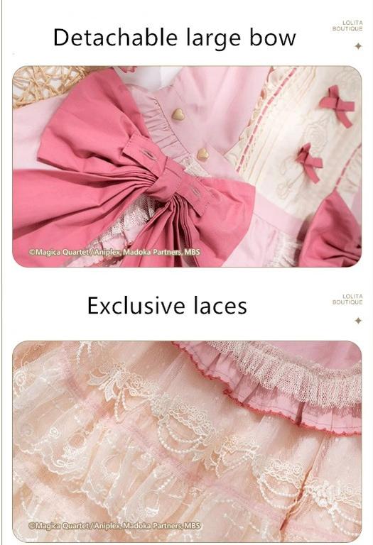 NyaNya - IP Collab Lolita Dress Madoka Kaname Homura Akemi Lolita OP dress