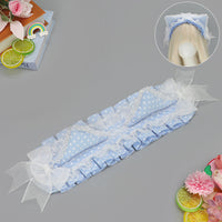Niezależna marka - Bobo — opaska w kropki z kocimi uszami - Ozdoby do włosów - Bobo Cat Ear Headband-Blue / Free size