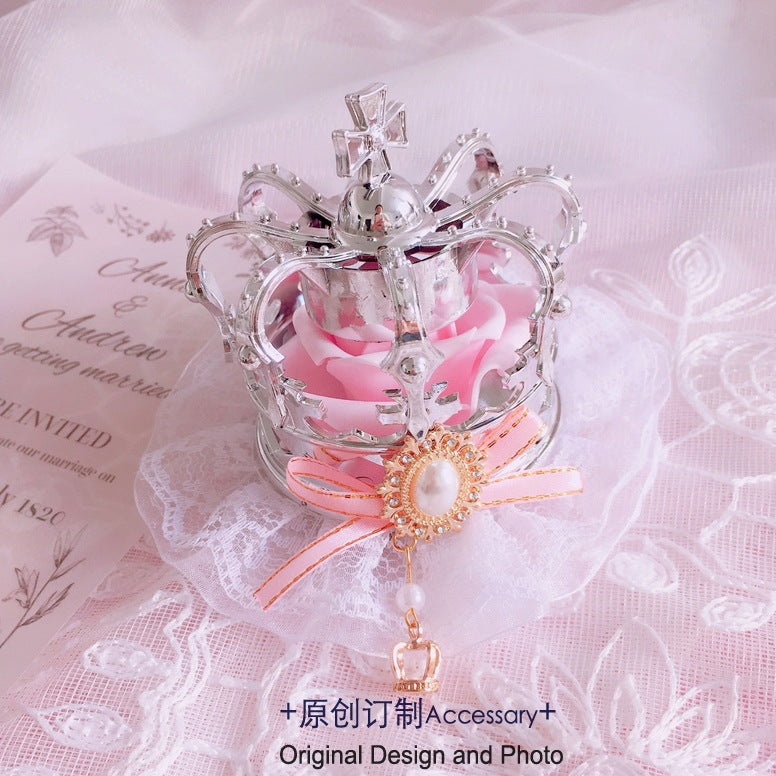 Original Girl Crown Lolita Headwear for Singing, Daily Wear, Princess, Queen Coronation, Lolita Wedding Accessories, Small Items