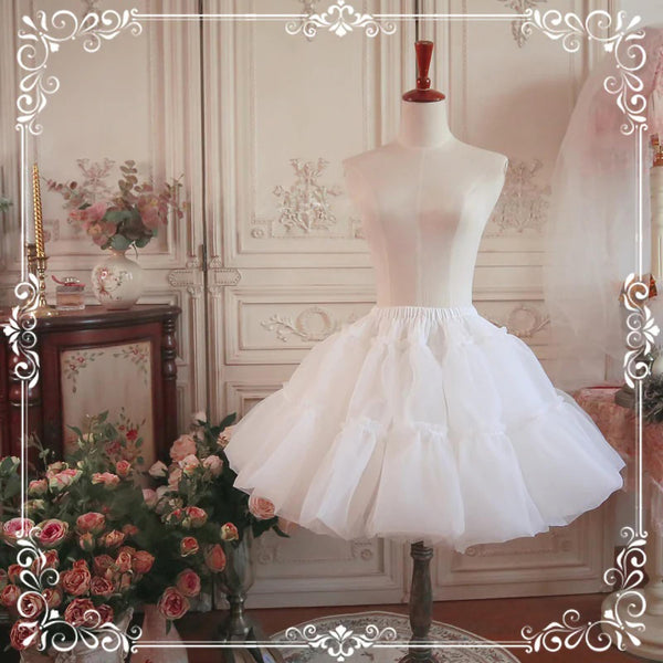 White Aurora&Ariel A-line Lolita petticoat