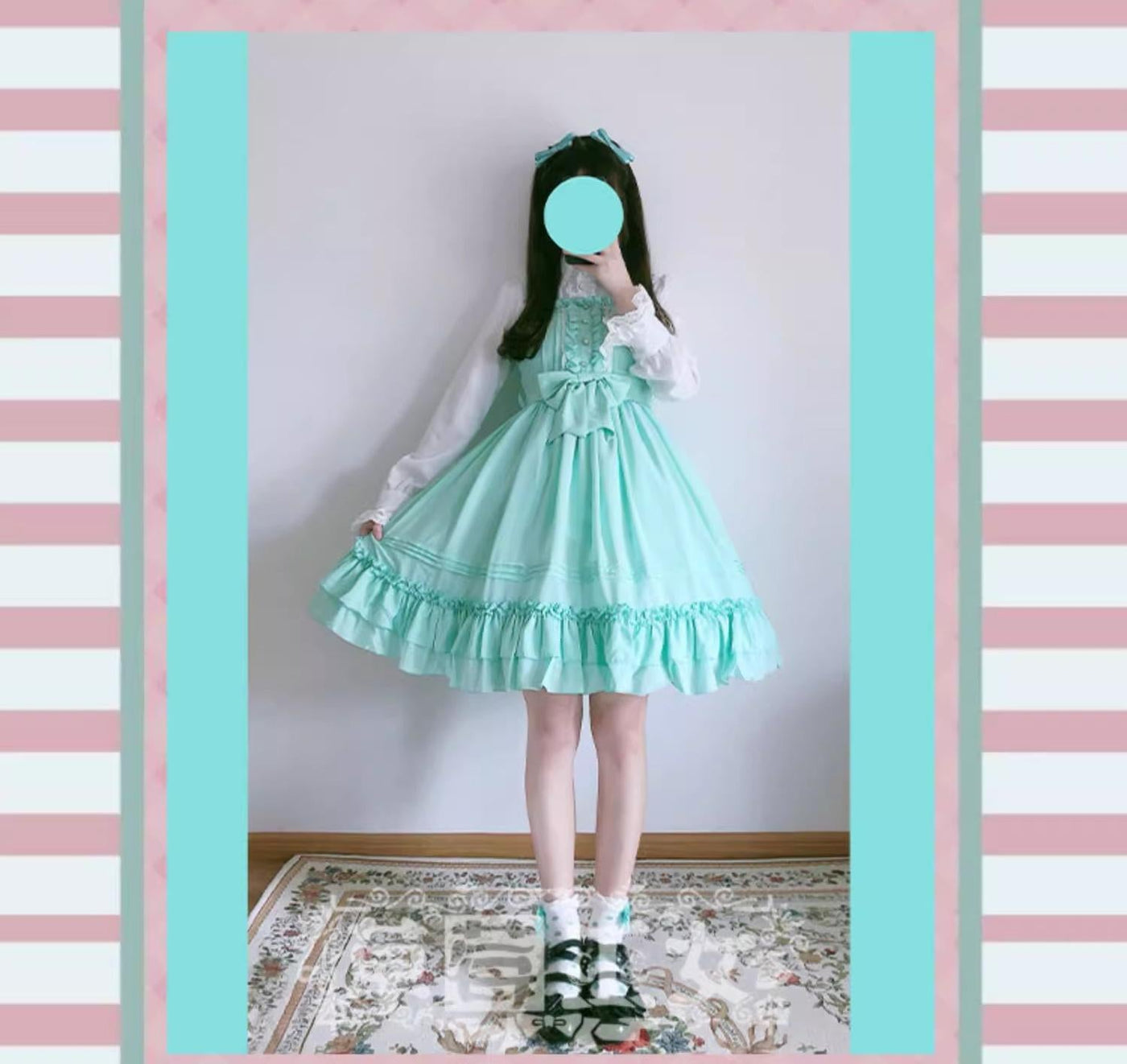 Strawberry Witch - Sweet Lolita JSK Multicolored - Lolita Dress JSK Dress