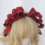Burgundy headband