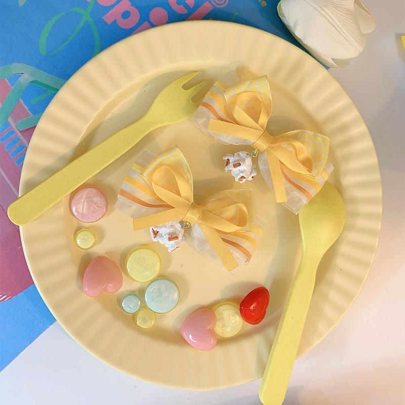 Cute Popcorn Edge Hair Clip Energetic Cute Hair Clip Original Lolita Hair Accessory  Girl Hair Ornament