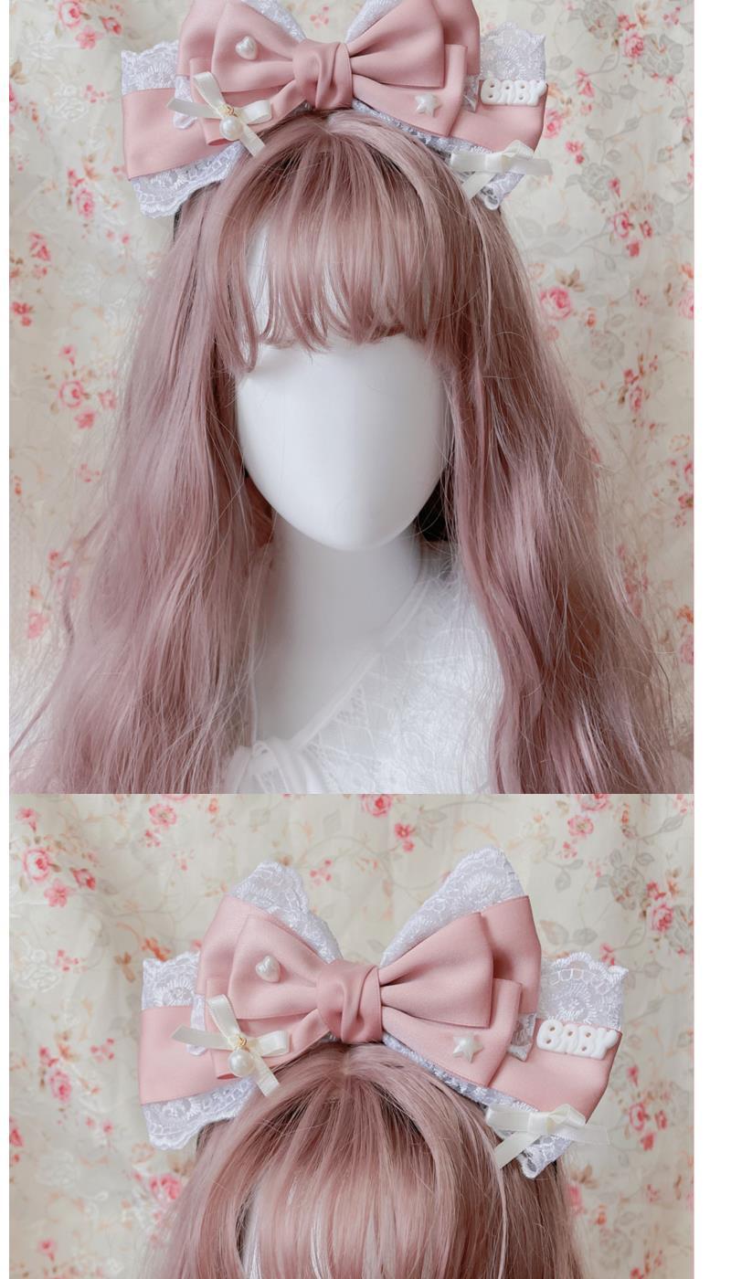 Cream Baby Original Sweet Spring Color Lolita Oversized Bow KC Bow Hair Clip Hair Accessory - Lolita Fetch